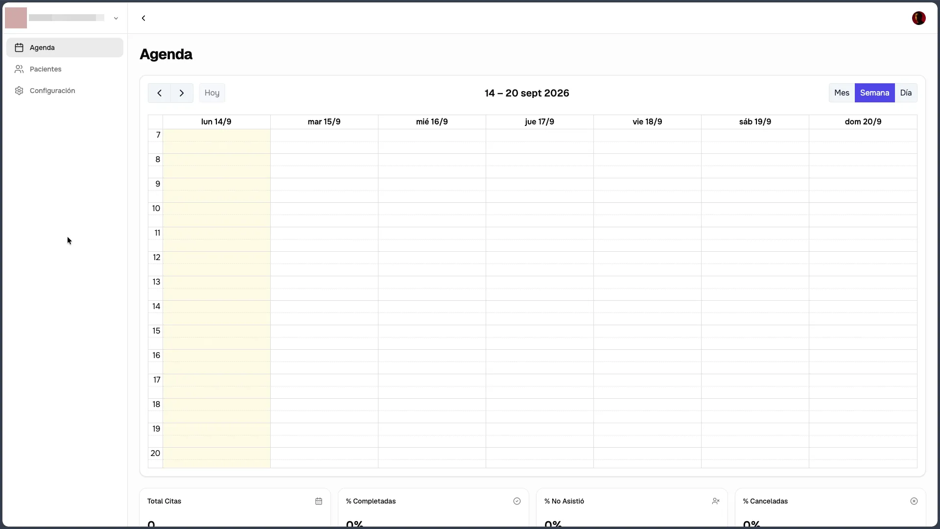Imagen provisional de Sin instalación: se usa la captura de Agenda para revisar la composición.
